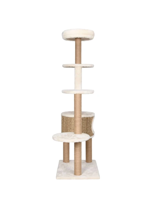 Draskyklė katėms su pagalvėle ir stovu, 148cm, jūros žolė
