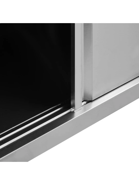 Darbastaliai su stumdomom durim, 2vnt., 200x50x95cm, plienas