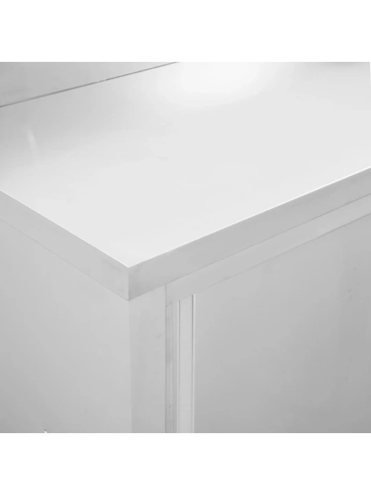 Darbastaliai su stumdomom durim, 2vnt., 200x50x95cm, plienas