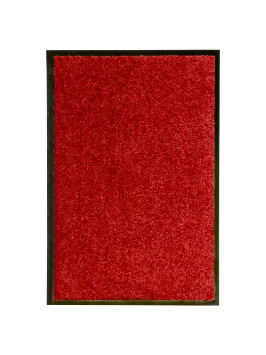 Durų kilimėlis, raudonos spalvos, 40x60cm, plaunamas