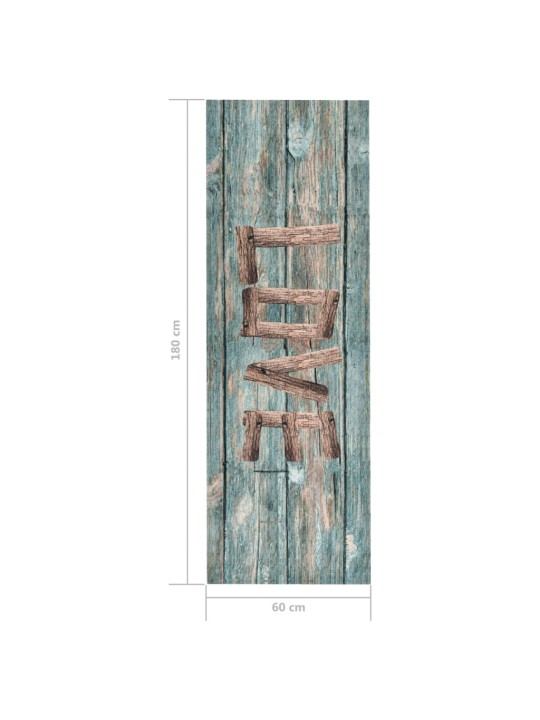 Virtuvės kilimėlis, 60x180cm, plaunamas, su užrašu Love