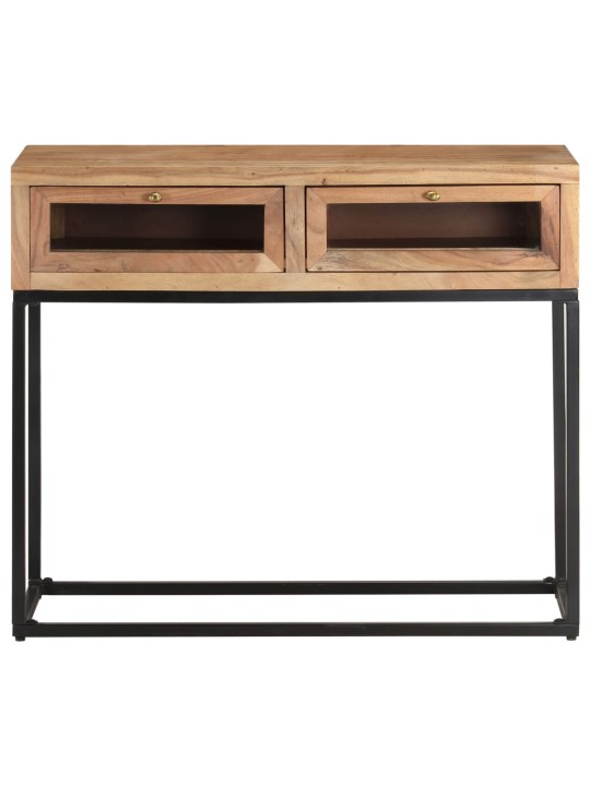 Konsolinis staliukas, 90x35x76cm, akacijos medienos masyvas