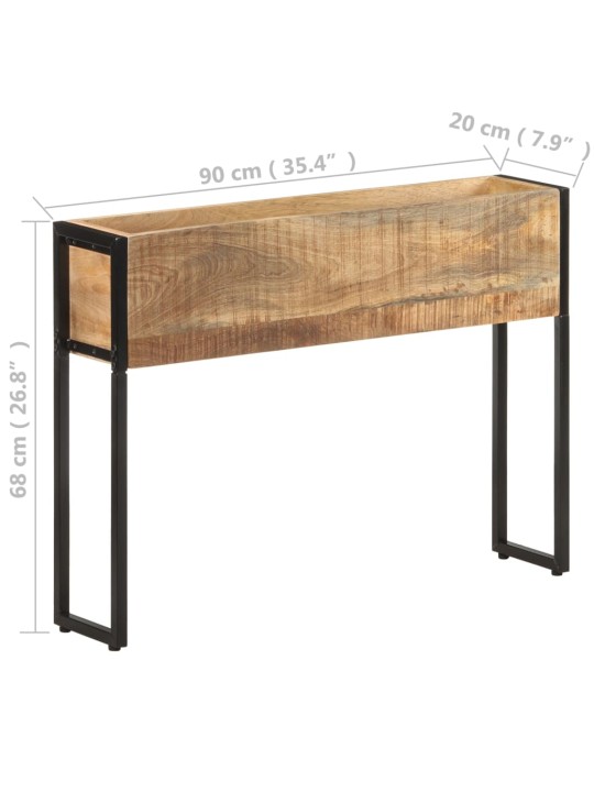 Lovelis, 90x20x68cm, neapdorota mango mediena