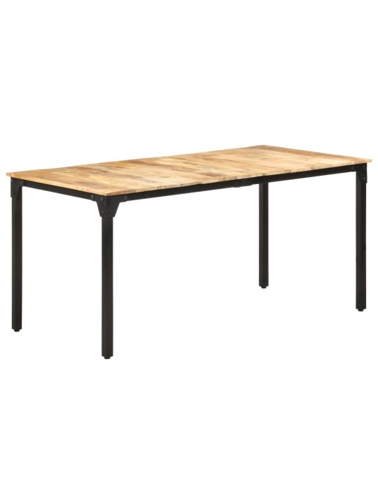Valgomojo stalas, 160x80x76cm, neapdorota mango mediena