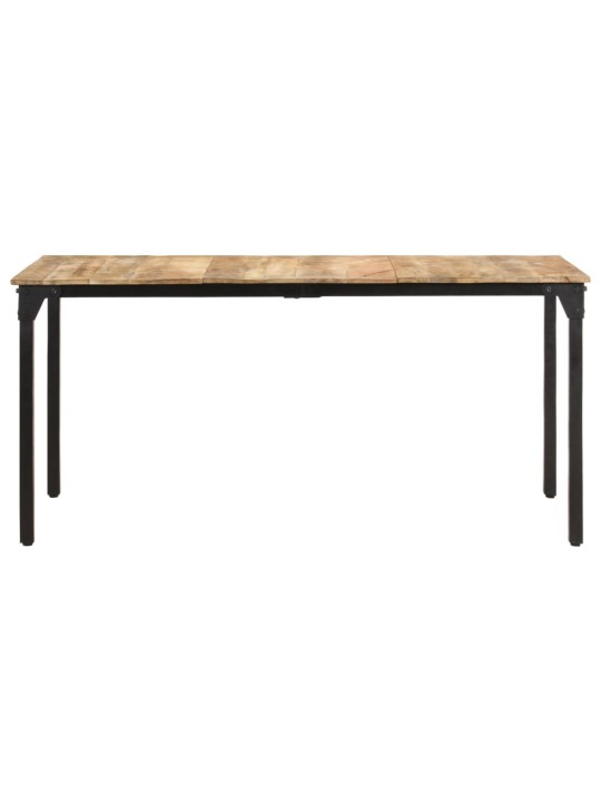 Valgomojo stalas, 160x80x76cm, neapdorota mango mediena