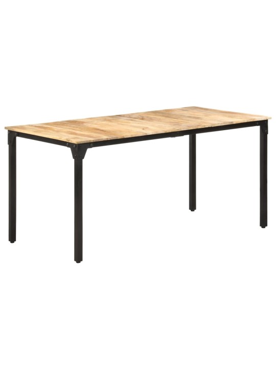 Valgomojo stalas, 160x80x76cm, neapdorota mango mediena