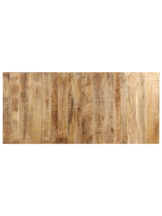 Valgomojo stalas, 220x100x76cm, neapdorota mango mediena