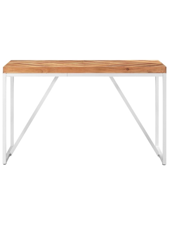 Valgomojo stalas, 120x60x76cm, akacija ir mango mediena