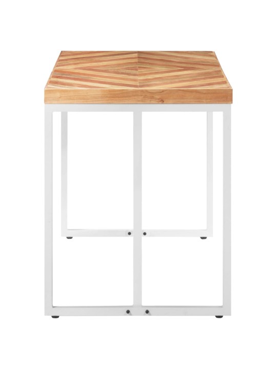Valgomojo stalas, 120x60x76cm, akacija ir mango mediena