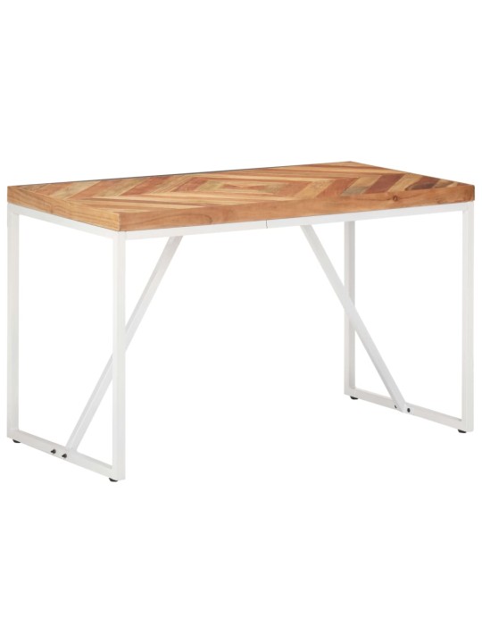 Valgomojo stalas, 120x60x76cm, akacija ir mango mediena
