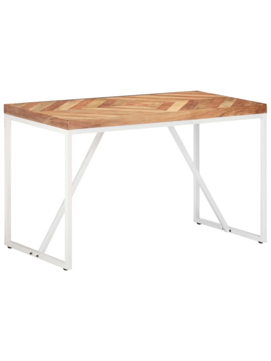 Valgomojo stalas, 120x60x76cm, akacija ir mango mediena
