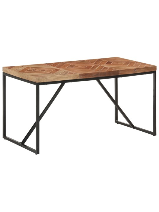 Valgomojo stalas, 140x70x76cm, akacija ir mango mediena