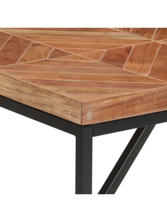 Valgomojo stalas, 140x70x76cm, akacija ir mango mediena