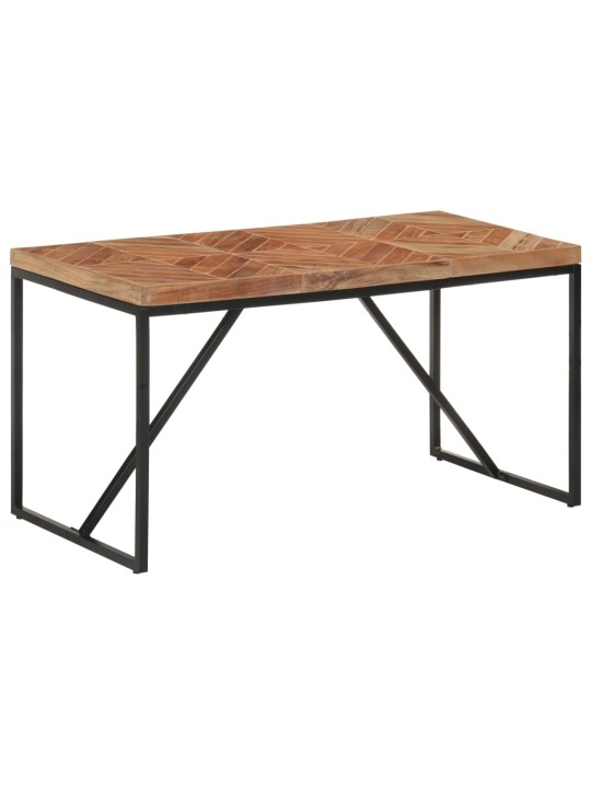 Valgomojo stalas, 140x70x76cm, akacija ir mango mediena