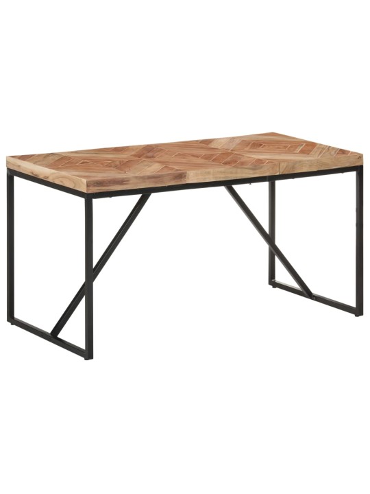 Valgomojo stalas, 140x70x76cm, akacija ir mango mediena