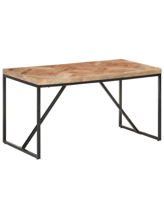 Valgomojo stalas, 140x70x76cm, akacija ir mango mediena