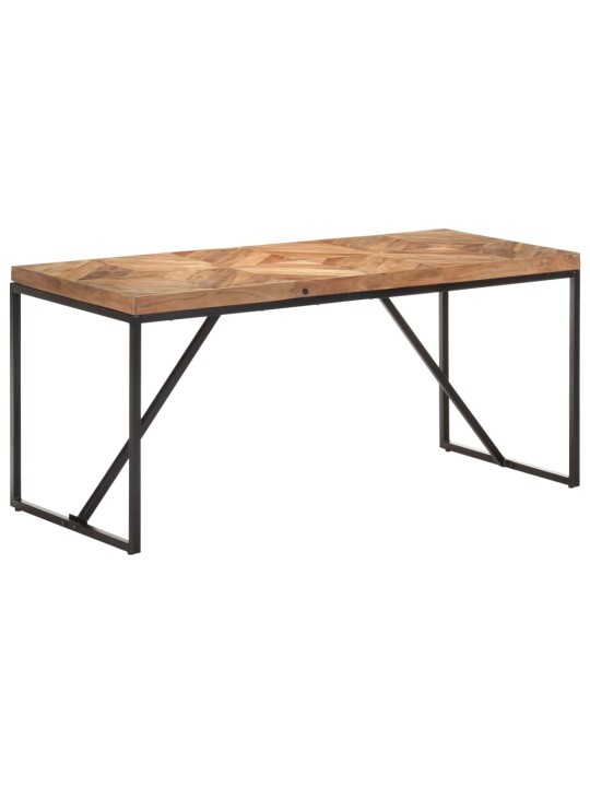 Valgomojo stalas, 160x70x76cm, akacija ir mango mediena