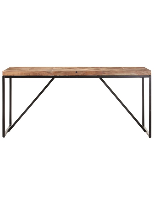 Valgomojo stalas, 160x70x76cm, akacija ir mango mediena
