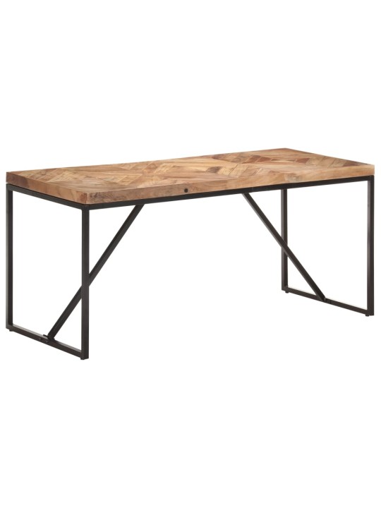 Valgomojo stalas, 160x70x76cm, akacija ir mango mediena