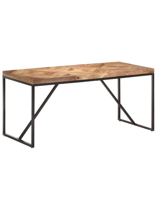Valgomojo stalas, 160x70x76cm, akacija ir mango mediena