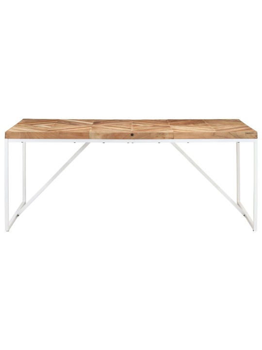 Valgomojo stalas, 180x90x76cm, akacija ir mango mediena