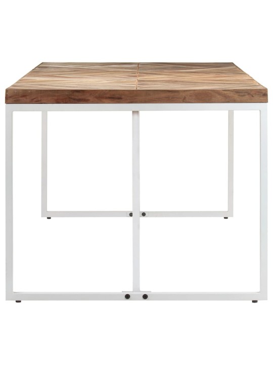 Valgomojo stalas, 180x90x76cm, akacija ir mango mediena