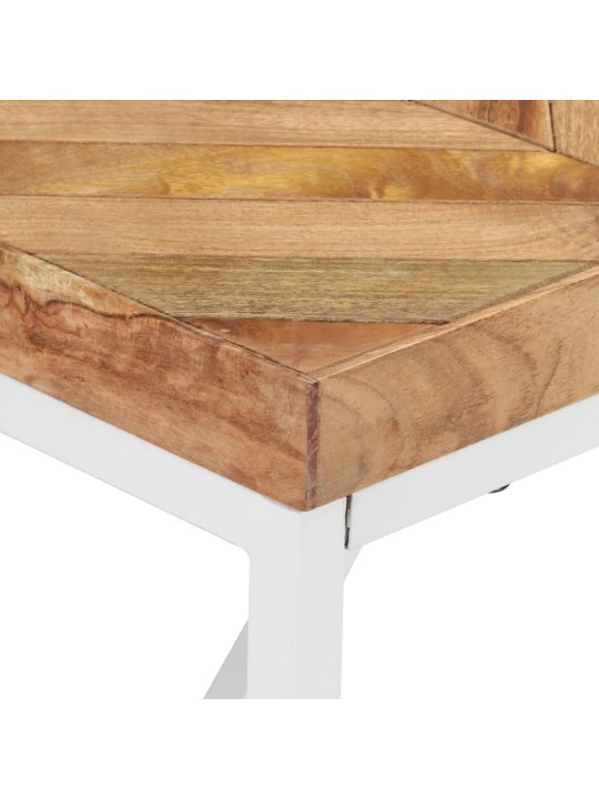 Valgomojo stalas, 180x90x76cm, akacija ir mango mediena