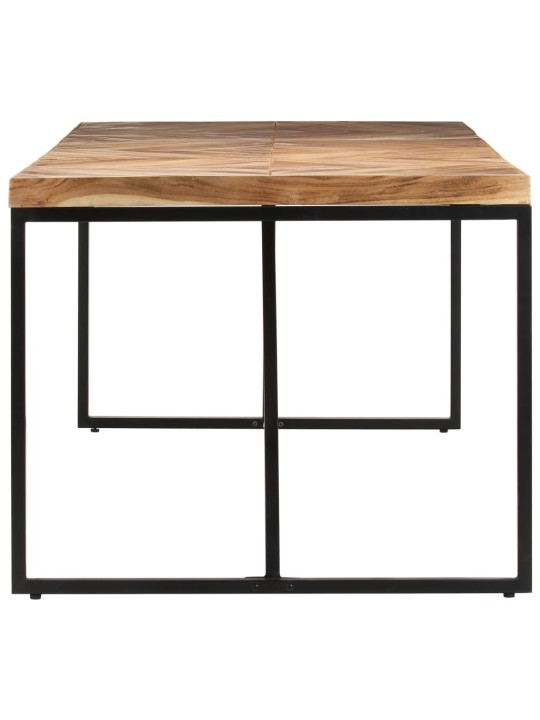 Valgomojo stalas, 180x90x76cm, akacija ir mango mediena