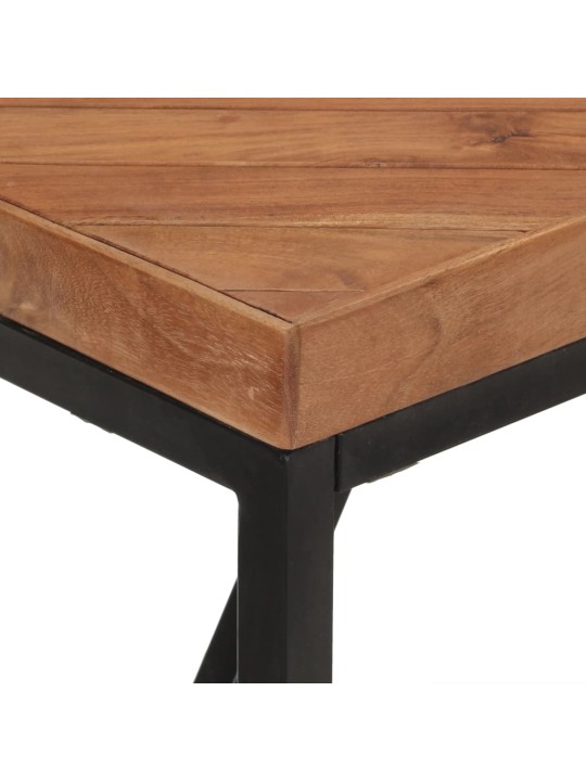 Valgomojo stalas, 180x90x76cm, akacija ir mango mediena