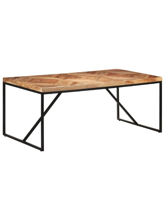 Valgomojo stalas, 180x90x76cm, akacija ir mango mediena