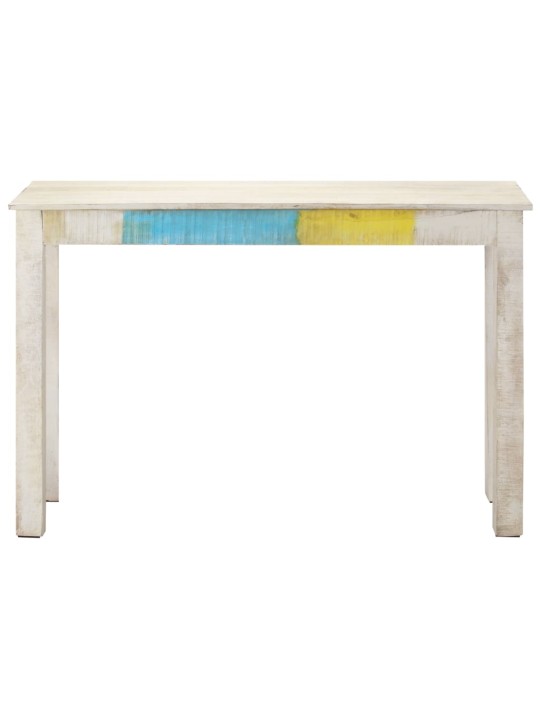 Konsolinis staliukas, baltas, 115x35x77cm, mango mediena