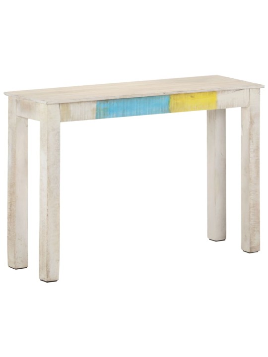 Konsolinis staliukas, baltas, 115x35x77cm, mango mediena
