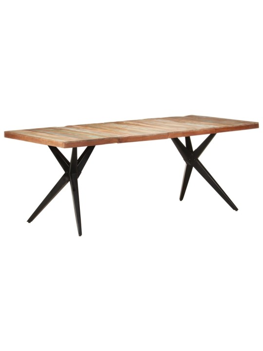 Valgomojo stalas, 200x90x76cm, perdirbtos medienos masyvas