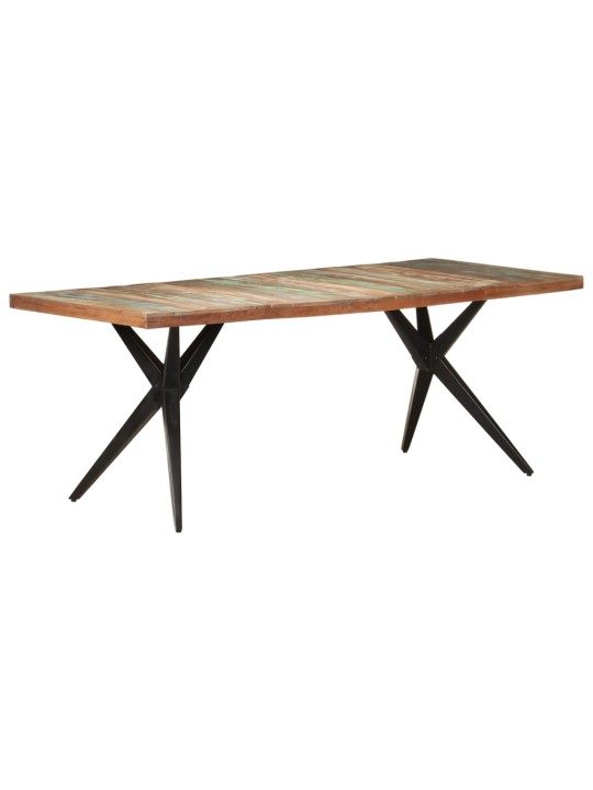 Valgomojo stalas, 200x90x76cm, perdirbtos medienos masyvas