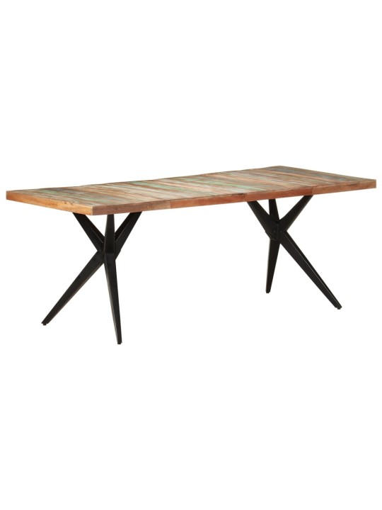 Valgomojo stalas, 200x90x76cm, perdirbtos medienos masyvas