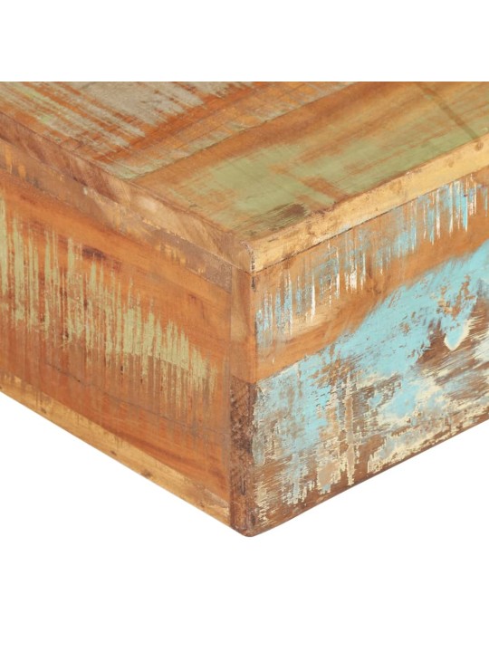 Kavos staliukas, 80x80x28cm, perdirbtos medienos masyvas