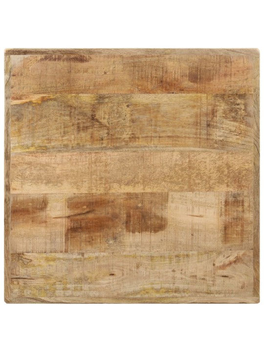 Bistro staliukas, 60x60x77cm, neapdorota mango mediena