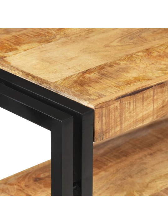 Konsolinis staliukas, 120x30x75cm, neapdorota mango mediena