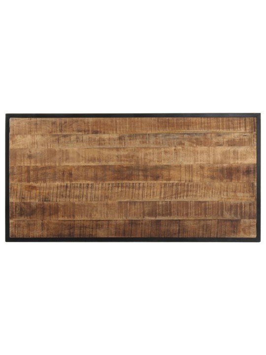 Valgomojo stalas, 120cm, neapdorota mango mediena