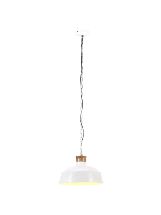 Kabantis šviestuvas, baltas, 42cm, E27, pramoninio stiliaus