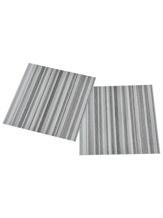 Grindų plokštės, 55vnt., pilkos, 5,11m², PVC, prilimpančios