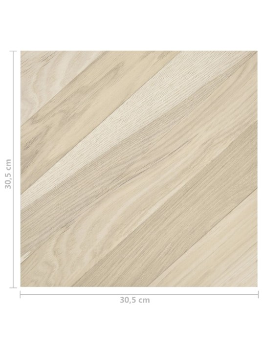Grindų plokštės, 55vnt., smėlio, 5,11m², PVC, prilimpančios