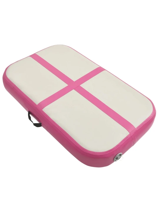 Pripučiamas gimnastikos kilimėlis, rožinis, 60x100x10cm, PVC