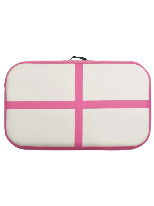 Pripučiamas gimnastikos kilimėlis, rožinis, 60x100x10cm, PVC