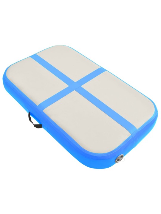 Pripučiamas gimnastikos kilimėlis, mėlynas, 60x100x20cm, PVC