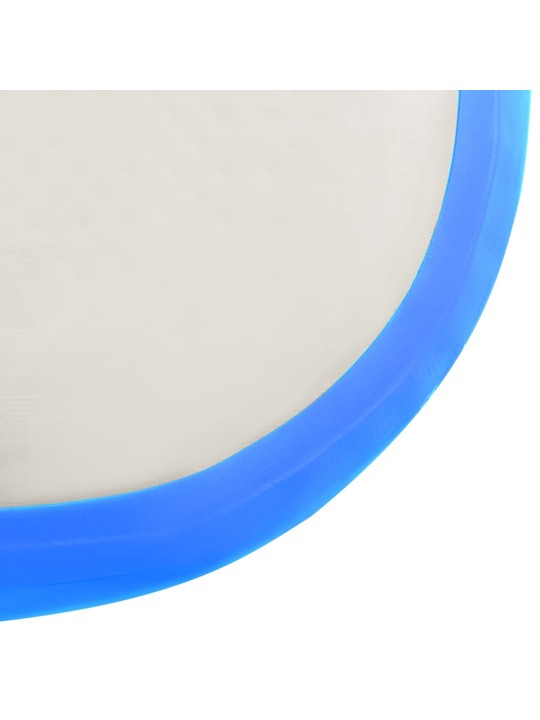 Pripučiamas gimnastikos kilimėlis, mėlynas, 60x100x20cm, PVC