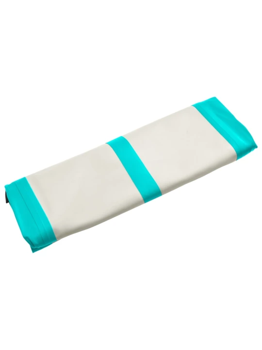 Pripučiamas gimnastikos kilimėlis, žalias, 700x100x15cm, PVC