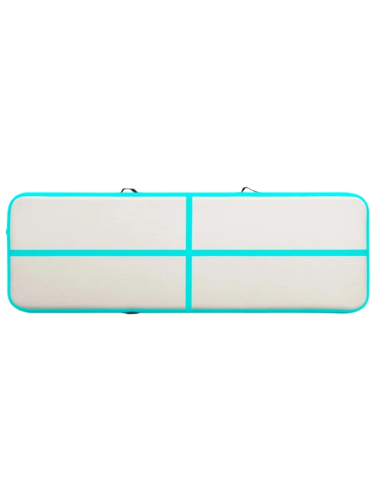 Pripučiamas gimnastikos kilimėlis, žalias, 300x100x20cm, PVC