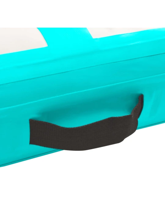 Pripučiamas gimnastikos kilimėlis, žalias, 300x100x20cm, PVC