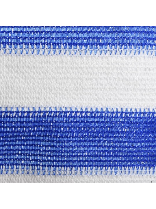 Balkono pertvara, mėlynos ir baltos spalvos, 120x300cm, HDPE